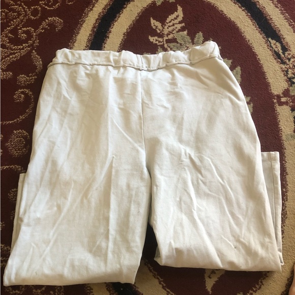 Pistache woman’s off white crop pants XL- made in Italy - made for comfort. - Picture 8 of 9